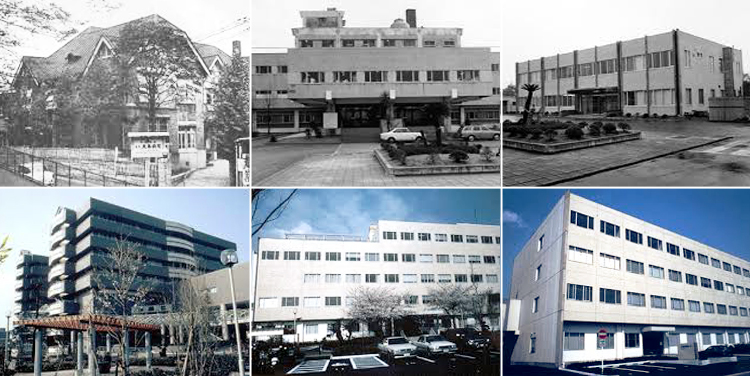 旧東芝病院の変遷イメージ