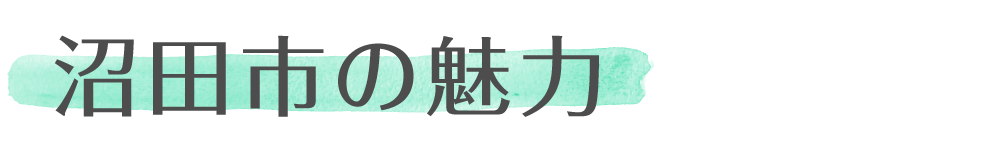 沼田市の魅力